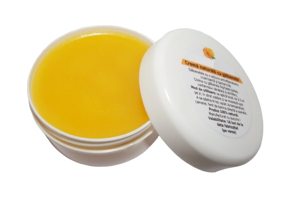 Cremă naturală de gălbenele