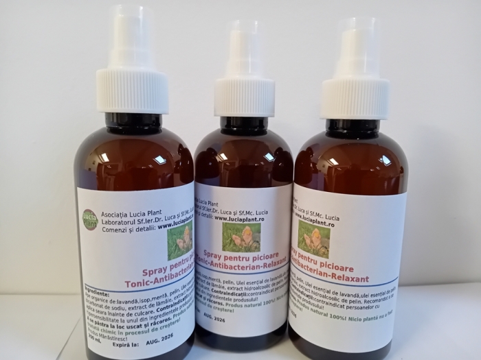 Spray pentru picioare - Antibacterian-Tonic Relaxant - 200 mililitrii (1)